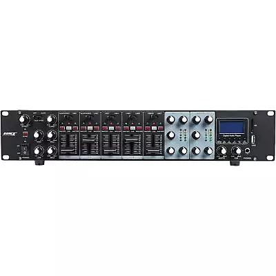 BST MX56U Audio Mixer Rackmount USB PA Mixing Desk Matrix • £294