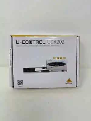 BEHRINGER U-CONTROL UCA202 Audio Interface 2-input 2-output Digital Output • $43.35