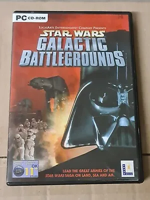 £3.95 • Buy Star Wars: Galactic Battlegrounds (PC: Mac/ Windows, 2001) - European Version