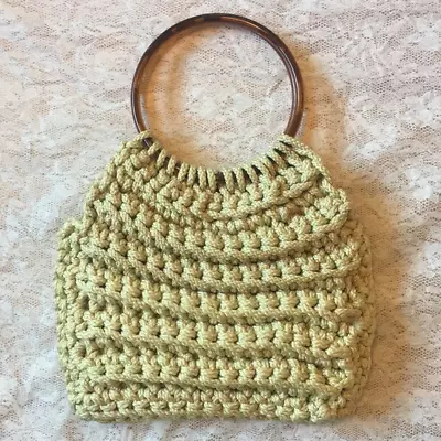 Boho Macramé Crochet Retro Woven Purse • $18