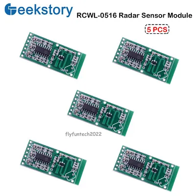 5PCS RCWL-0516 Microwave Doppler Radar Motion Detector Sensor Module Board • $7.69