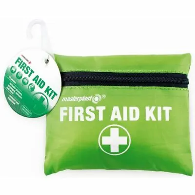 24 Piece First Aid Emergency Kit Car Bike Home Medical Camping Office Travel Kit • £2.50