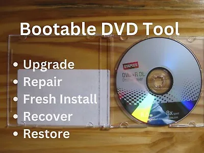 BOOT DVD Repair Fix Tool For Windows XP 7 8.1 10 11 Any Edition/bit • $15.99