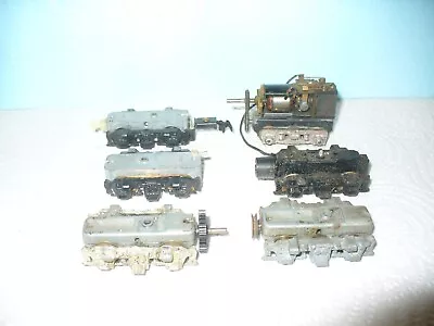 6-VARNEY HO 'Diesel Engine Trucks (1xPowered/5-geared/1-dummy)-FOR PARTS/REPAIRS • $18.50