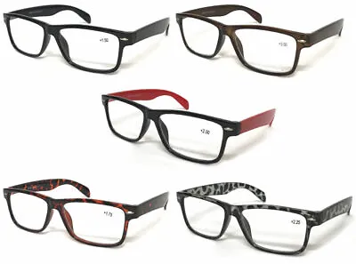 £4.99 • Buy S142 Wayfarer Reading Glasses & Super Classic Fashion & Large Frame Nerd Glasses