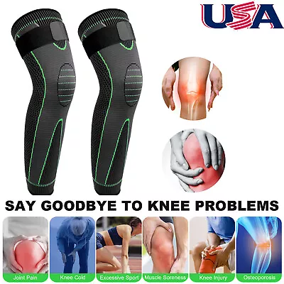 Calf Straps Leg Braces Knee Pads Prevent Knee Injuries Varicose Veins Knee Pain • $10.99