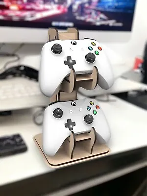 Personalised Wooden Headphone And Gaming Controller Stand Station Decor Gamer • £10.99