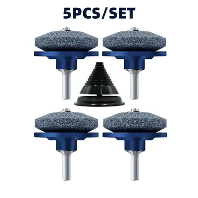 5PCS Lawn Mower Blade Balancer Kit Sharpener For Garden Grinder Stone Drill Tool • $19.69