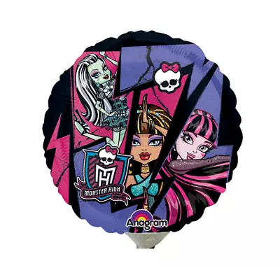 5 - 9  Monster High Group Foil Balloon - Air Fill Only • $1.99