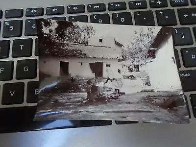 Mhow Area  Village Scene   Nwf  Khyber Area Ww1  Era  Photograph  9/5 Cm • £19.99