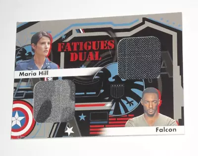 2014 Captain America Winter Soldier Fatigues Dual - Maria Hill/Falcon #FD-12 • $18.89