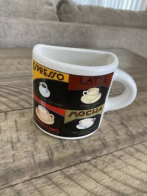 Marco Fabiano Coffee Mug Half A Cup Expresso Latte Cappuccino Mocha • $10