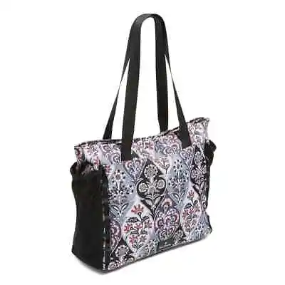 Vera Bradley Lighten Up Sport Tote Bag Ornate Blooms Travel Beach Work • $59.99