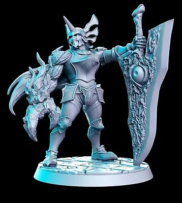 Ephialtes Demonic Armoured Knight Fantasy Miniature D&D Pathfinder Tabletop RPG • $18.99