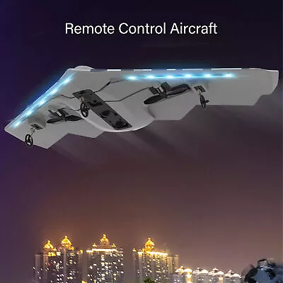 AU RC Plane Kit Glider Remote Control Airplane EPP Foam Aircraft With LED Ligh • $58.17