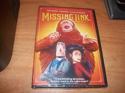 Missing Link (DVD 2019) Hugh Jackman Zach Galifianakis Animated  Movie New • $4.99