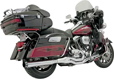 Bassani Chrome B4 Straight 2-1 Exhaust For 99-16 Harley Touring FLHX FLHR FLTR • $1089.95