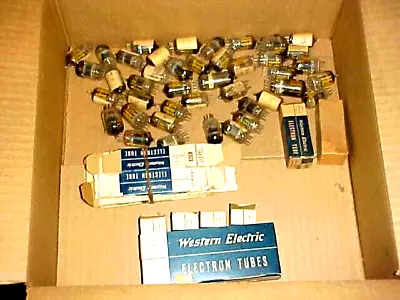 Vacuum Tubes Western Electric Lot Of 45 Tubes And Boxes • $99