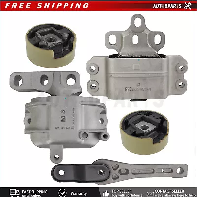 Engine Transmission Motor Mount Kit  For VW Jetta Golf Passat 2.5L 3C0199555R • $99.92