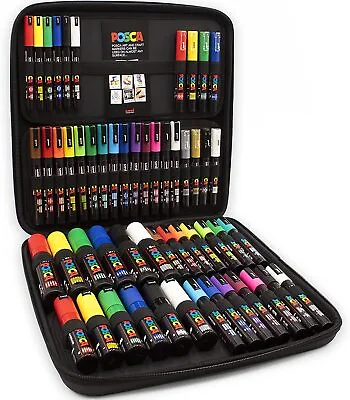 Uni Posca Paint Marker Art Pen Posca Set Unique Sets Gift Colours Any Surface • £129.99