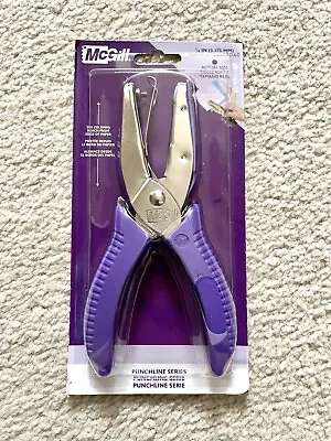 McGill 2  Reach Punchline Hole Punch 1/8 Inch Round Chrome/Purple NEW • $11