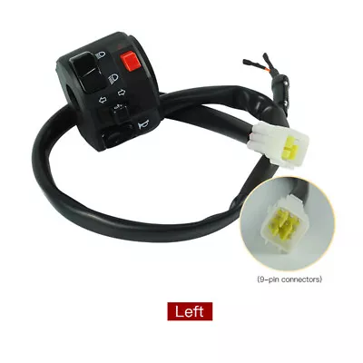 US STOCK Pair Motorcycle 7/8  Handlebar Control Switch Turn Signals Start On/Off • $29.24