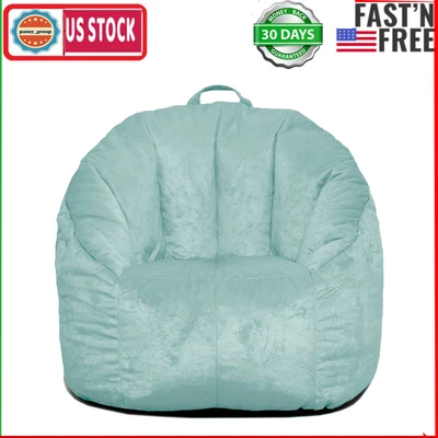 $38.32 • Buy NEW Big Joe Joey Bean Indoor Bag Chair, Lightweight Bean Bag Turquoise Plush