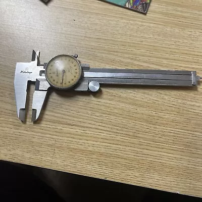 Vintage Mitutoyo 4” Inch Dial Caliper # 505-495 • $70