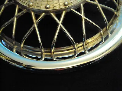 Lambretta Vespa Wheel Trim Vigano Ulma Classic Metal Spare Wheel Cover ? • $93.38