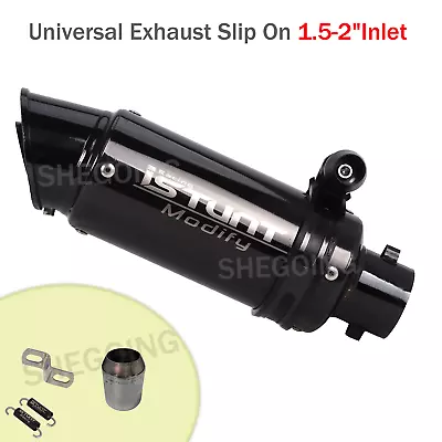 Universal Motorcycle Exhaust 2  Slip On For Grom/Street/Sport Motorcycles  • $69.99