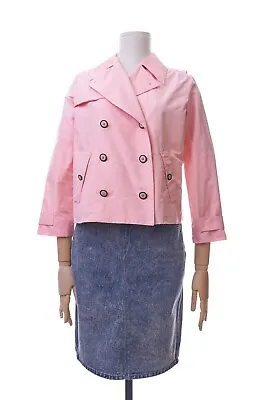 Authentic Miu Miu Prada Womens Cropped Short Pink Jacket 42  • $93.75