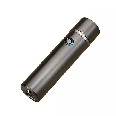 USB Rechargeable Double Spark Cigarette Lighter (Dual Raised Arc) Black Mirror • $21.99