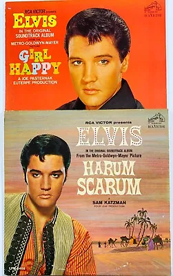 Elvis Presley Lot Of (2)  'girl Happy' Lpm-3338 'harum Scarum' Lpm-3468 • $25
