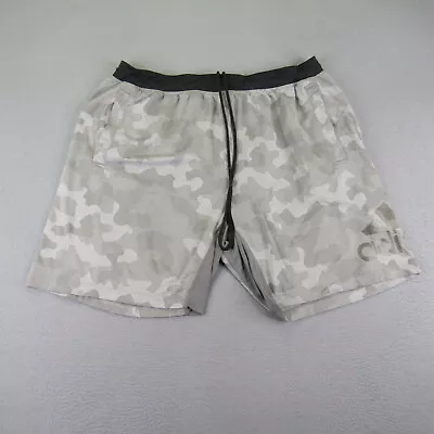 Adidas Shorts Mens 2XL XXL Gray Camo Climalite Performance Athletic Workout Gym • $24.97