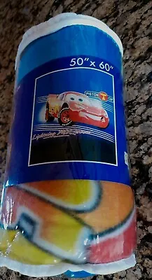 Disney Cars Polar Fleece Throw Blanket 50x60 Lightning McQueen New • $19.99