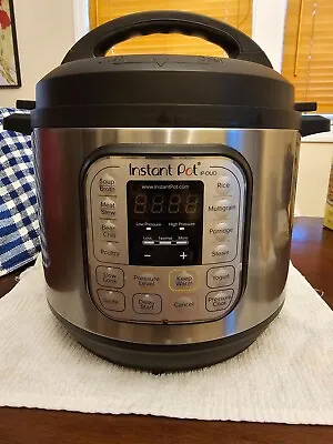 Instant Pot Duo 7-in-1 Electric Pressure Cooker - Stainless Steel/Black 8Qt... • $50