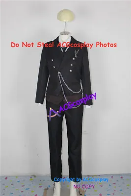$85.99 • Buy Kuroshitsuji Black Butler Sebastian Michaelis Cosplay Costume Without Chest Pin