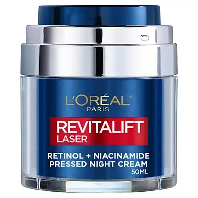 L`oreal Revitalift Laser Retinol+niacinamide Pressed Night Cream • £12.80