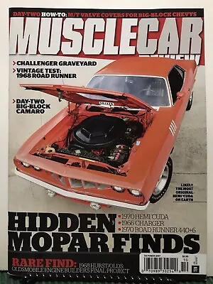 Muscle Car Review Hidden Mopar Finds Challenger October 2017 FREE SHIPPING JB • $14.97
