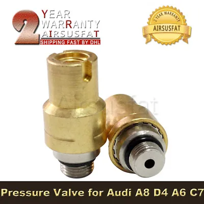 Pair For Audi A8 D4 A6 Front Air Suspension Repair Kits Shock Pressure Valve New • $26.39