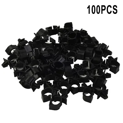 100pcs/Set Wiring Harness Car Fasteners 11mm Auto Fixed Clip Kits Parts • $14.92