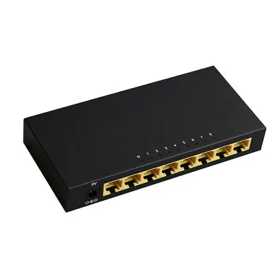 DIEWU Mini 5/8 Ports Network Switch Desktop Gigabit Fast RJ45 Ethernet Switcher • $12.13