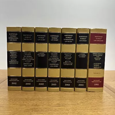 Martindale Hubbell Law Directory 2002 - 2003 And 1995 Volumes 13 ( 7 Lot ) • $120