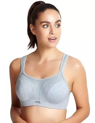 Panache Ultimate Sports Bra 5021A Underwired High Impact Sports Bras Grey Marl • £45