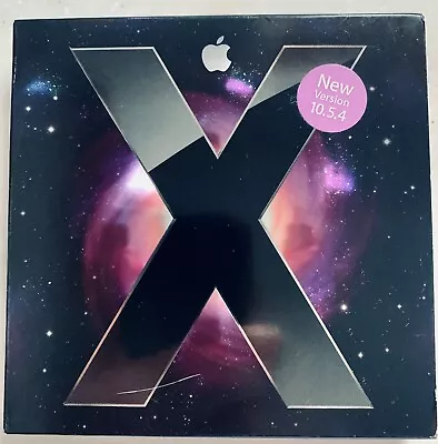 Apple Mac OS X 10.5.4 Leopard Retail Pack P/N: MB576Z/A (CLEAN) • $32.95