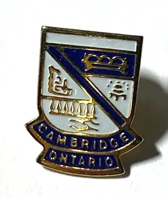 Cambridge Ontario Metal Enamel Lapel Pin Badge Canada FreePost UK • £5.99