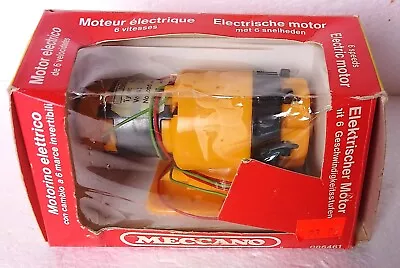 Meccano Electric Motor Ref No. 086461 Works In All Gears. But Sold As Spares. • £20.99