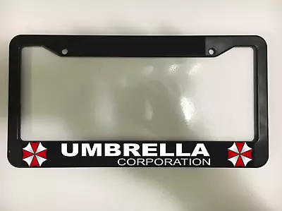 Umbrella Corp Corporation Resident Evil Zombie Plastic Car License Plate Frame • $10.49