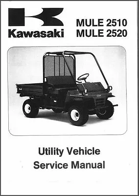 1993-2000 Kawasaki Mule 2510 / Mule 2520 ( KAF620 ) UTV Service Manual CD • $14.71