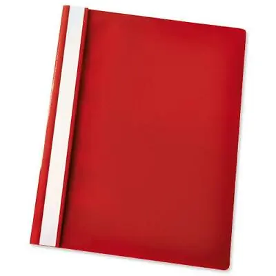 £4.45 • Buy 25 A4 Project Presentation Folder Quality Document Report Files Red